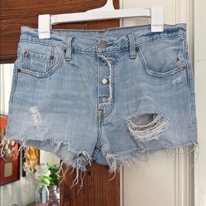 Levi's Jean Shorts Button Fly Cut-Offs